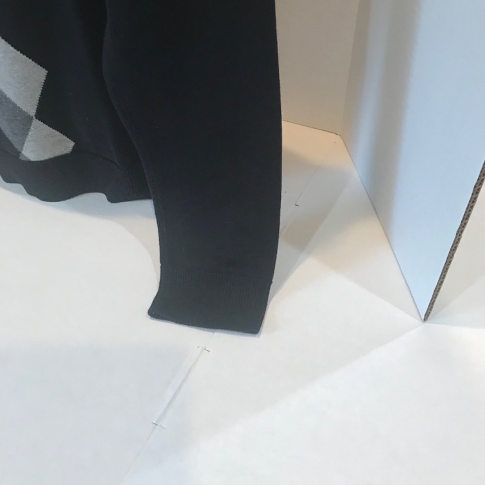 Alfani men’s black 3/4 zip sweater - Picture 5 of 5